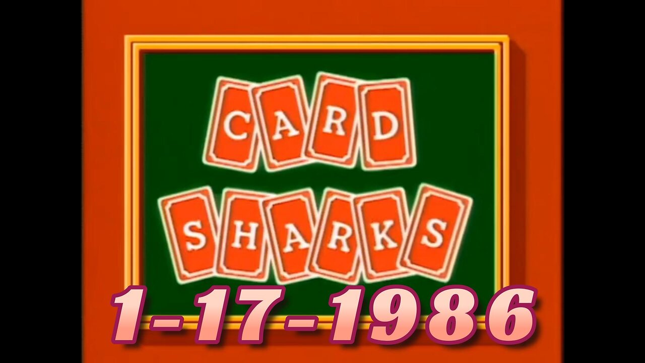 Bob Eubanks | Card Sharks (1-17-1986) | Diana vs Ed | Game Show