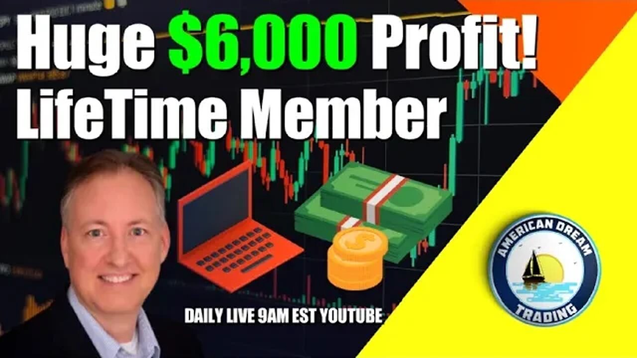 Massive $6,000 Profit Lifetime Member Stock Market Profits