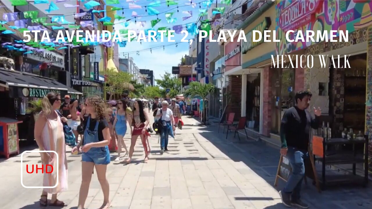 5th avenue - Playa del Carmen - Quintana Roo- HD