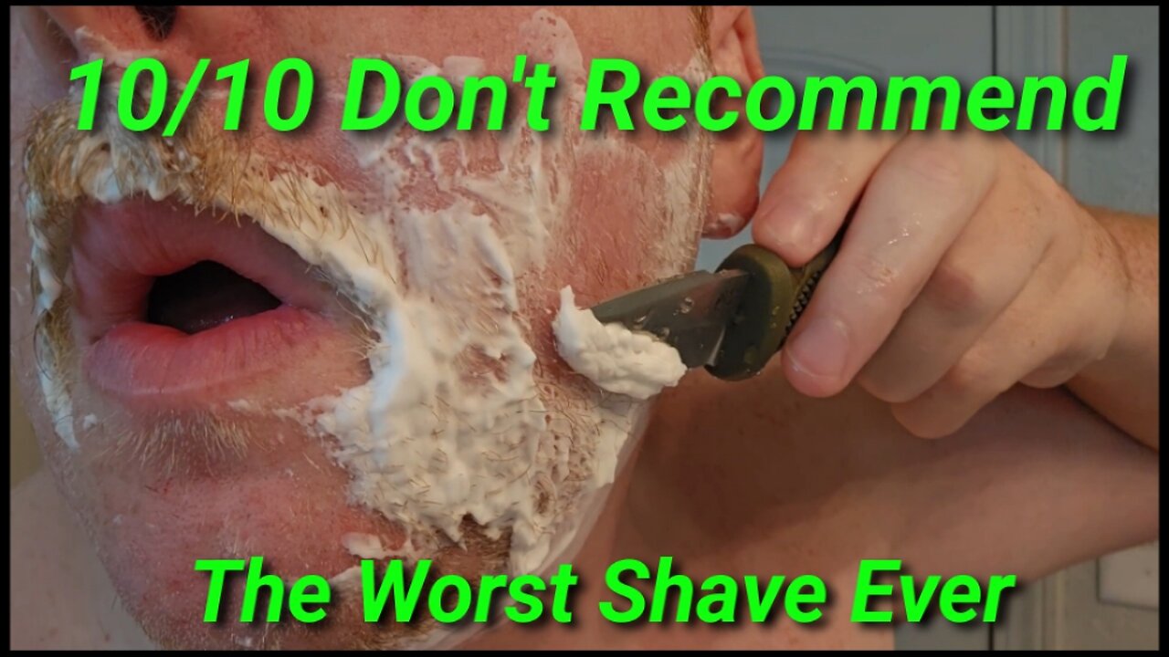 SHAVING WITH A $20 KNIFE!!!