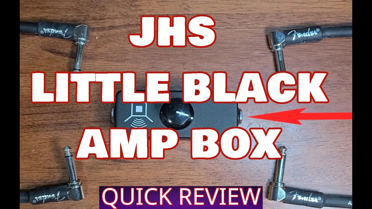 JHS Little Black Amp Box, Your Sweet Spot Tone at a Lower Volume