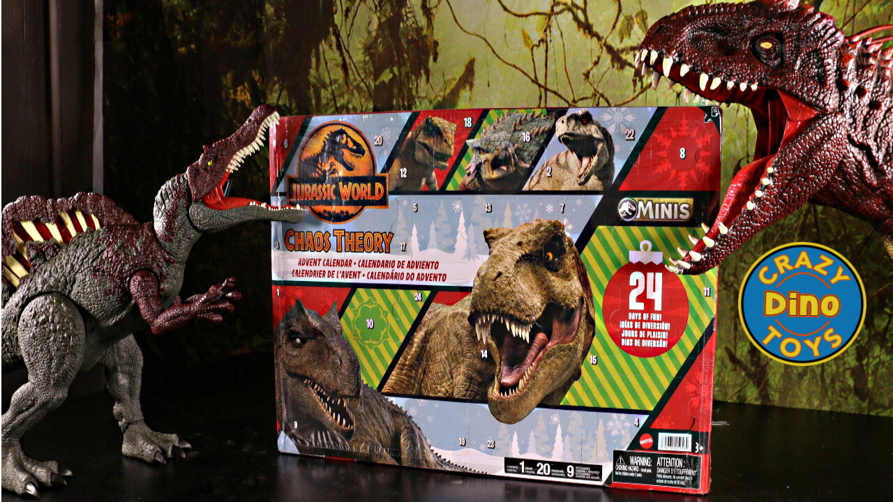 20 Jurassic World Chaos Theory Dinosaur Toys Unboxed @target Advent Calendar 2024 SLASH ATTACKIN