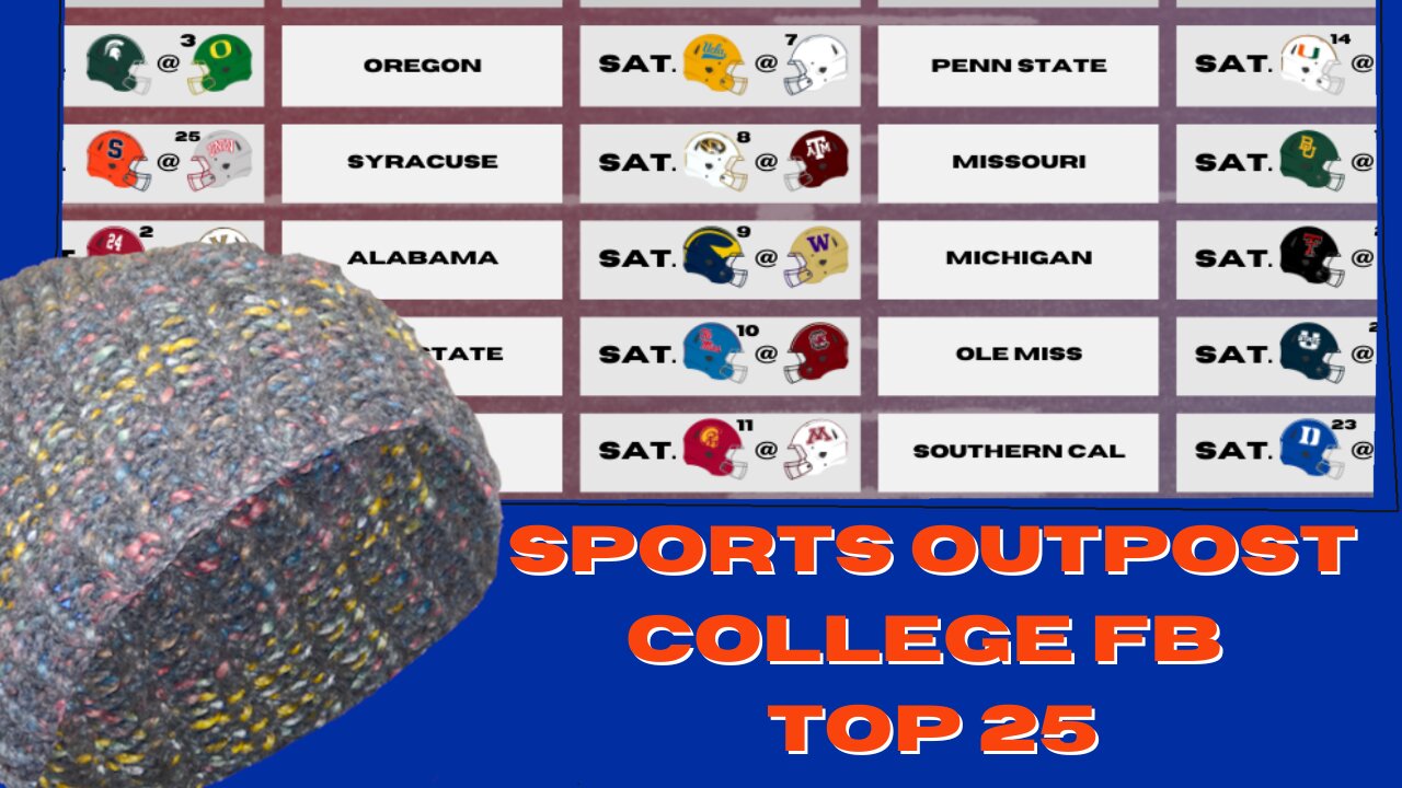 2024 CFP Final Rematch, MIZ At A&M, Week 6's Top 25 Preview-Roady Style