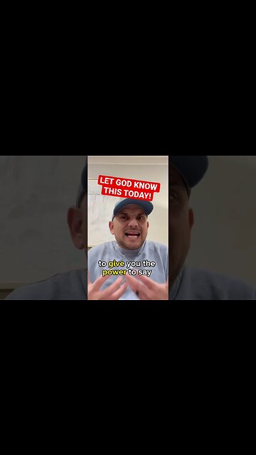 Let God KNOW this TODAY! #christianmotivation #christianmessages #shorts