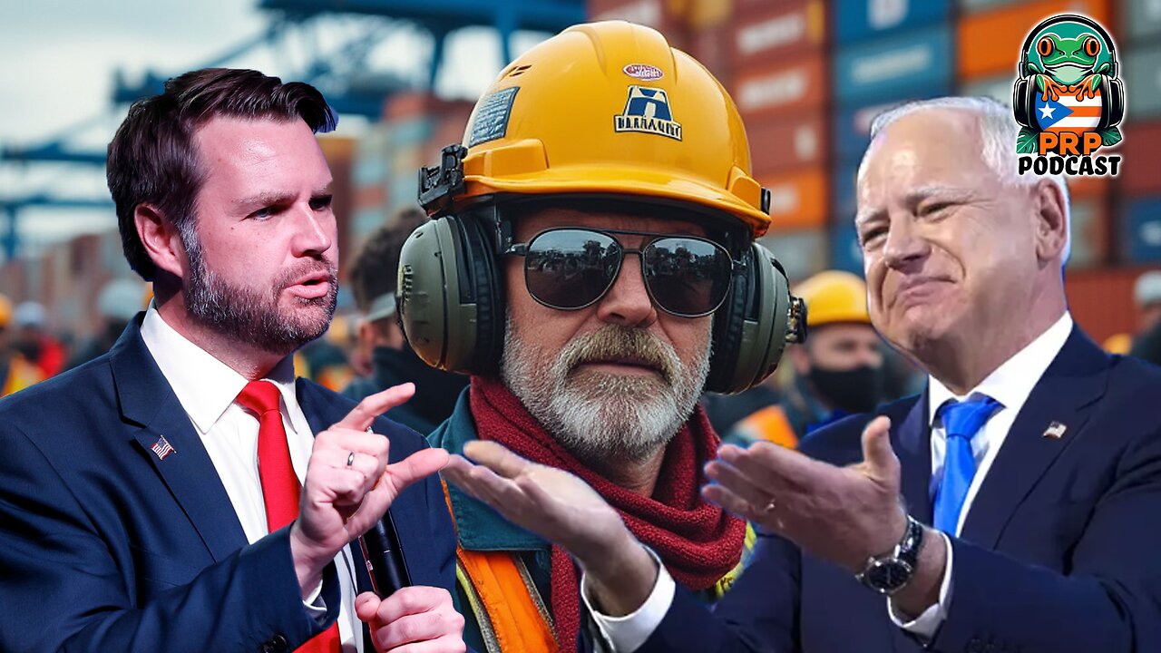 🎙️🔥PRP Podcast Ep 9: LIVE SHOW 40+ Ports ON STRIKE-JD Vance Elder abuse against Walz in Debate 🎙️🔥