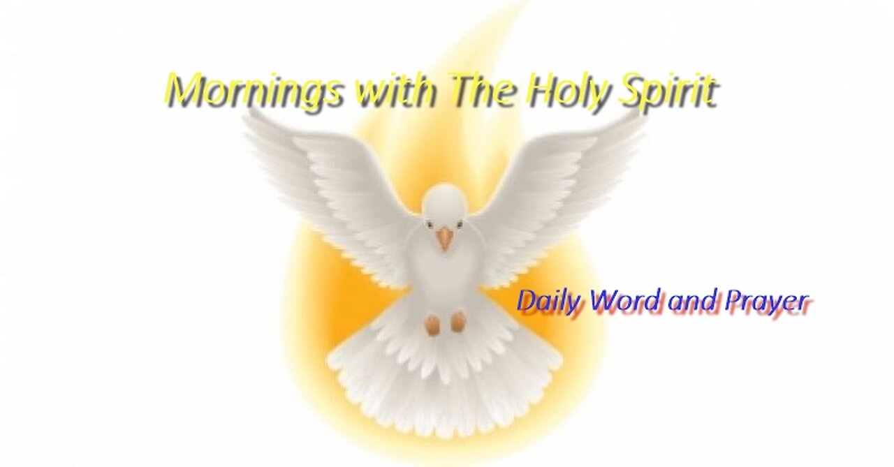 Mornings with The Holy Spirit My Hand is Always Upon You