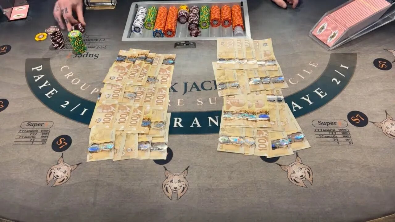 $4,000 Blackjack Live from the Grand Royal Wolinak part 3. The conclusion