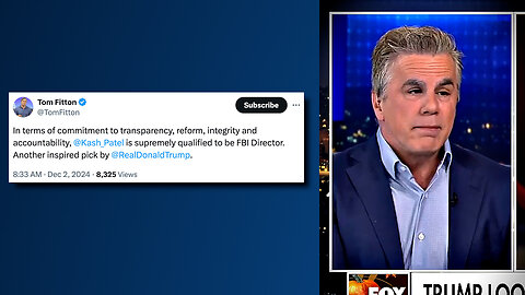 FITTON: Kash Patel is Supremely Qualified to be Trump's FBI Director!