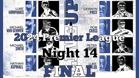 2024 Premier League Night 14 Littler v Cross