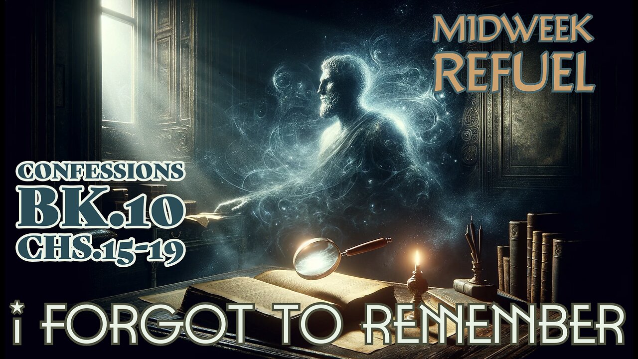 I Forgot to Remember - Confessions Bk.10 Chs.15-19