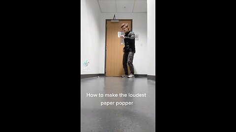 How to make the loudest paper popper!!!