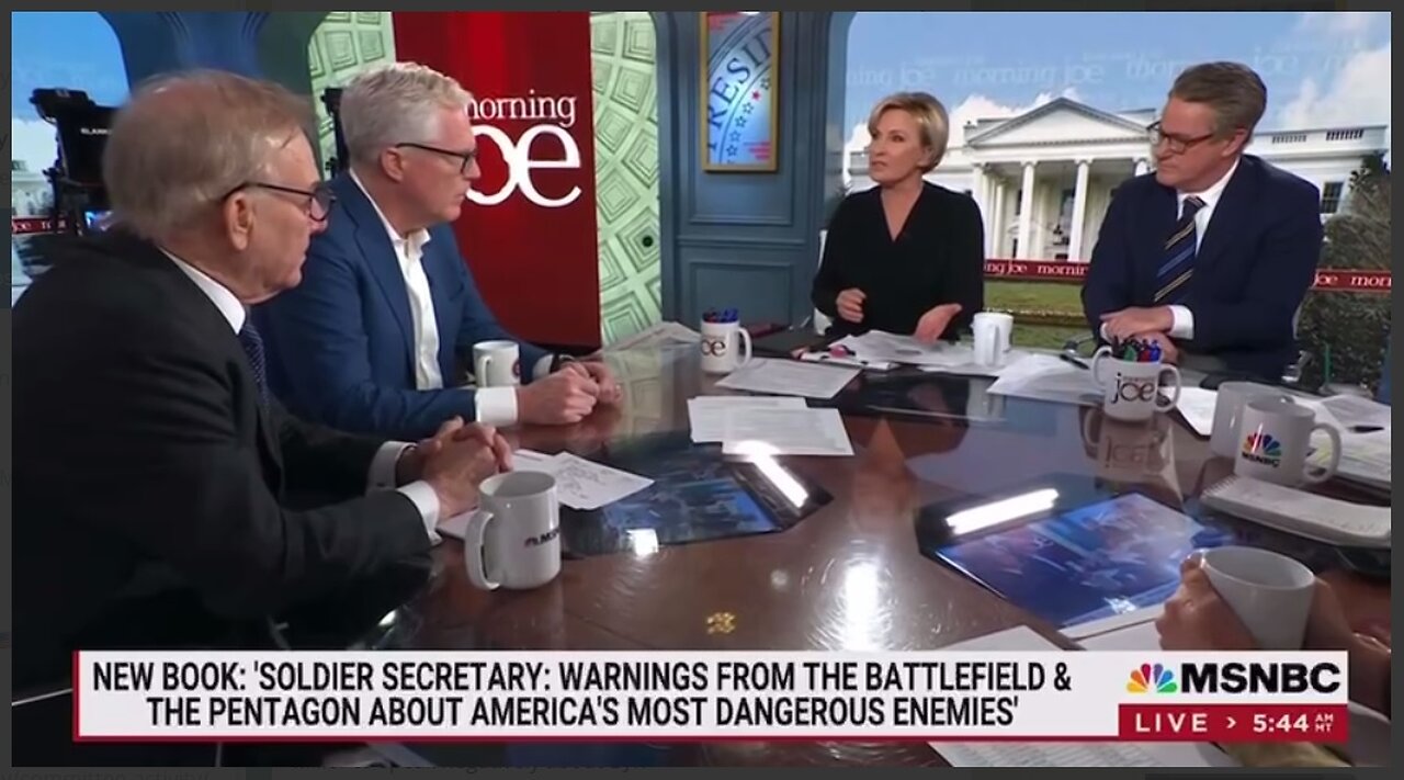 SecDef Chris Miller Crossed Enemy Lines this morning; destroyed Morning Joe host