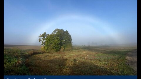 FRIDAY FUN - RARE WHITE RAINBOW (FOG BOW) APPEARS IN POLAND