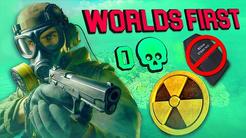 WORLD'S FIRST Zero kills Zero plates NUKE in Warzone!