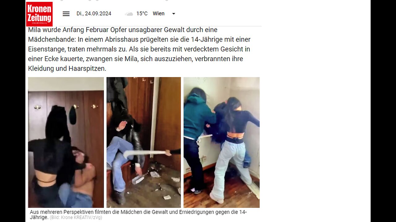 Beste Freundinnen... ? " Reizende Mädchen " schlagen mit Eisenstange auf Mädchen