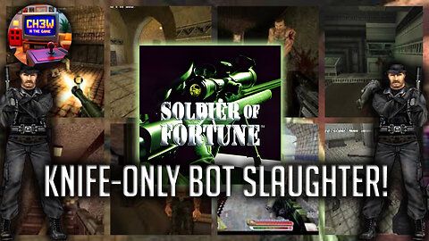 Soldier of Fortune Deathmatch – Knife-Only Bot Slaughter!