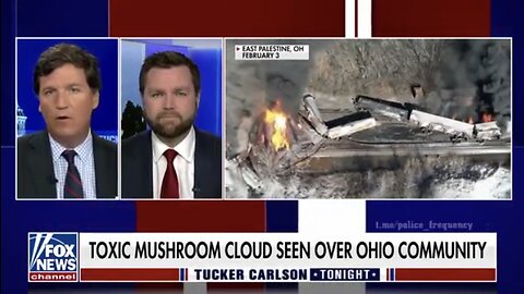 JD Vance Discusses The Toxic Ohio Chernobyl Incident With Tucker