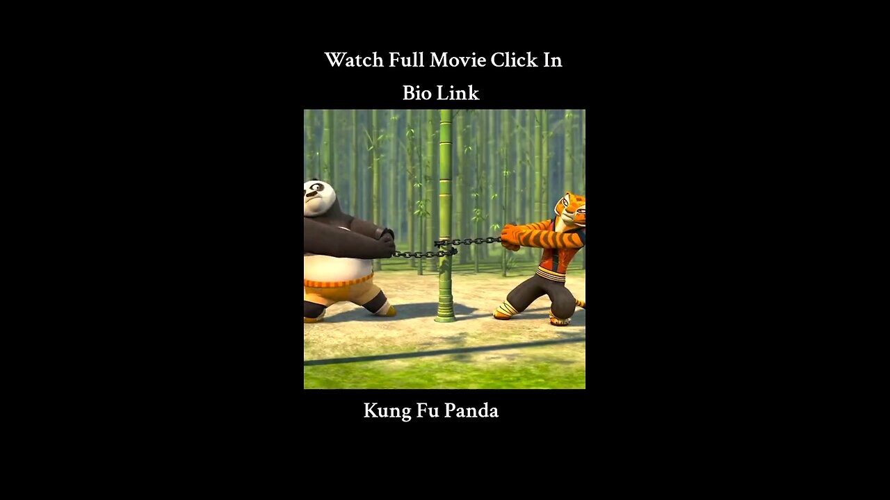 king Fu panda bear English movie