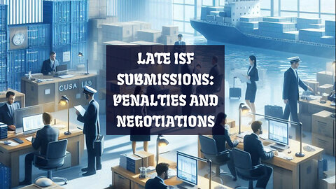 Navigating Late ISF Submissions: Penalties, Negotiations, and Strategies