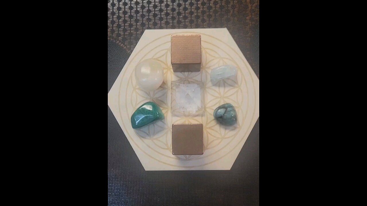 Emotional Support Crystal Grid