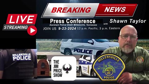 Live Press Conference w/ Shawn Taylor, Police Chief, Millersville, TN GrassRootsWarriorNetwork