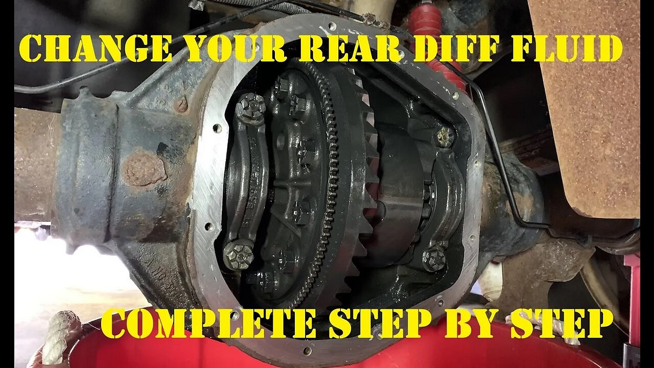 Rear Differential Fluid Change & Axle Vent Repair F-250