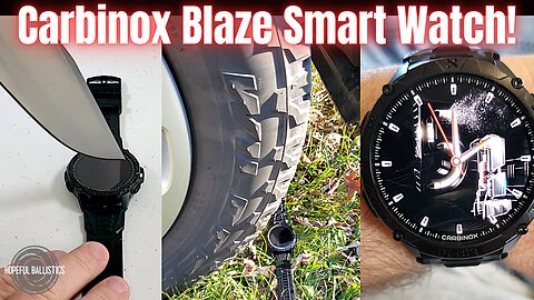 My favorite watch! Carbinox Blaze Smart Watch!