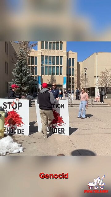 Abortion Debate on Liberal University Campus!