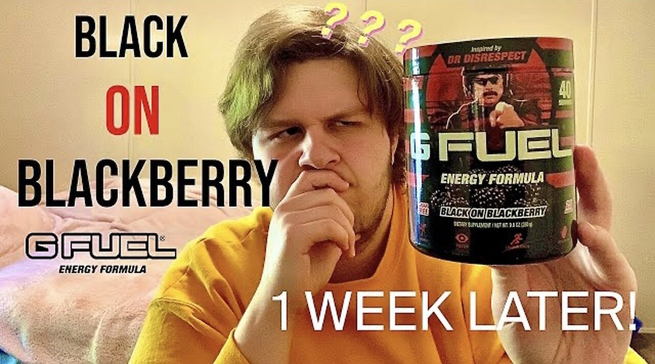 I Drank “Black On Blackberry” G FUEL For a Week