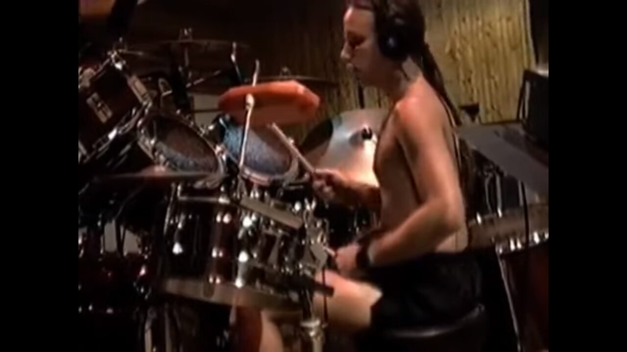 (Steve Flynn From Atheist) Drum Cam - Morrisound 1991