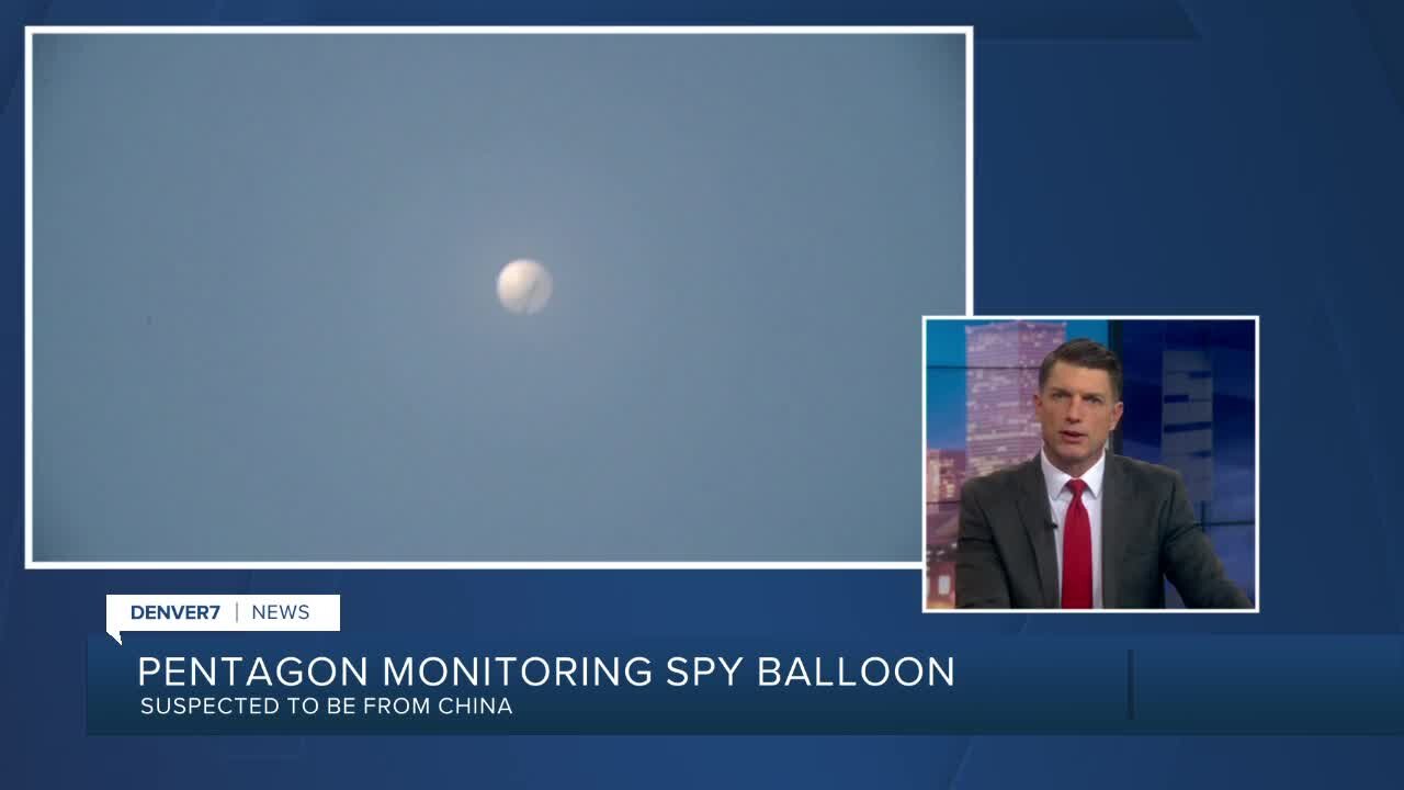 Chinese spy balloon spotted over Western US, Pentagon says