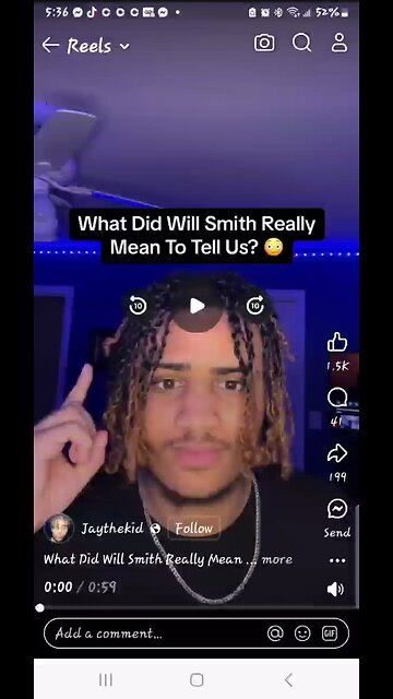 What Was Will Smith Eluding To Here?