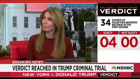 BREAKING: Donald Trump found guilty on all 34 counts of falsifying business documents in New York