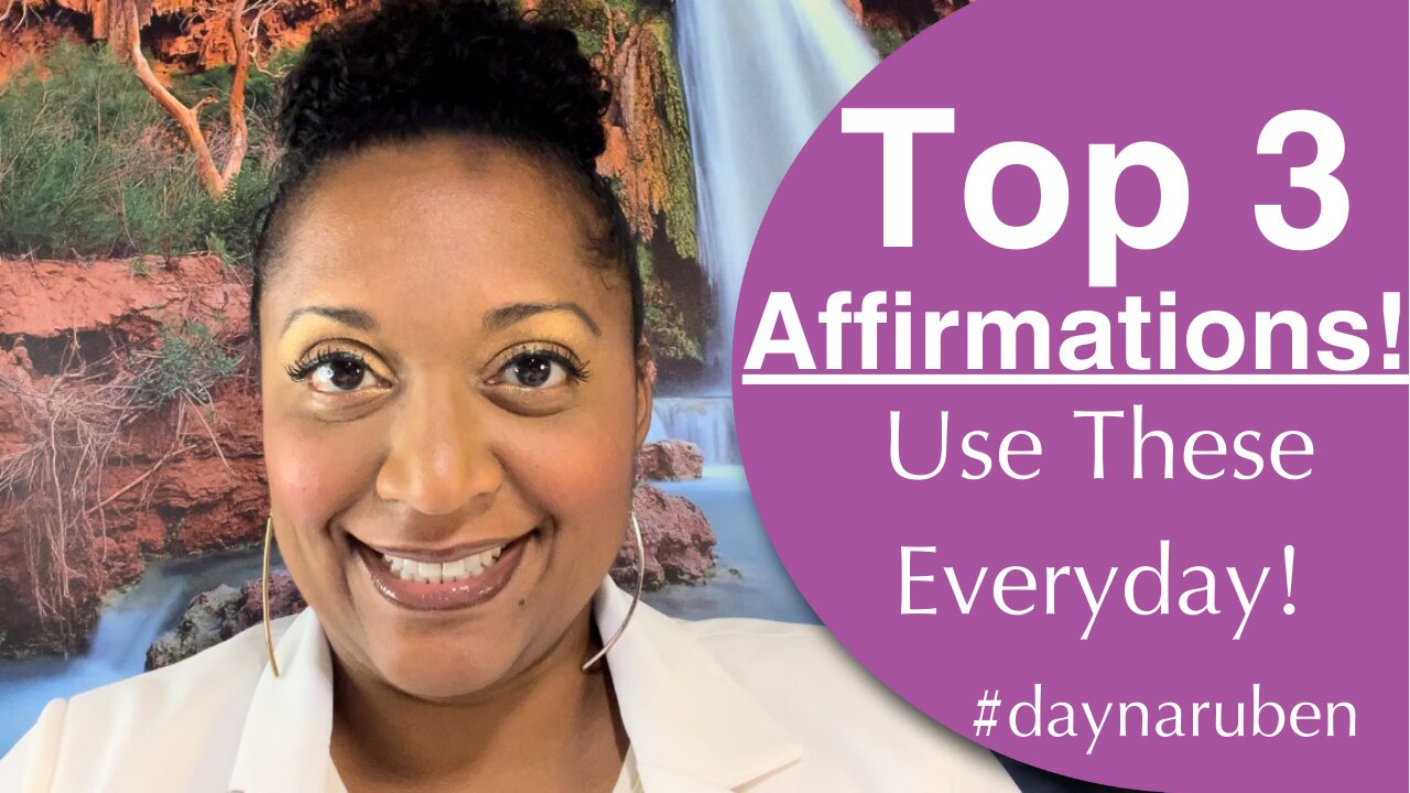 My TOP 3 Affirmations! Use These Everyday ✨Manifest Your Dreams