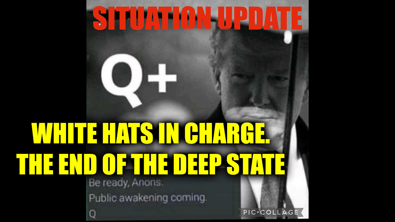 Situation Update 10.3.2Q24 - White Hats In Charge. The End of the Deep State