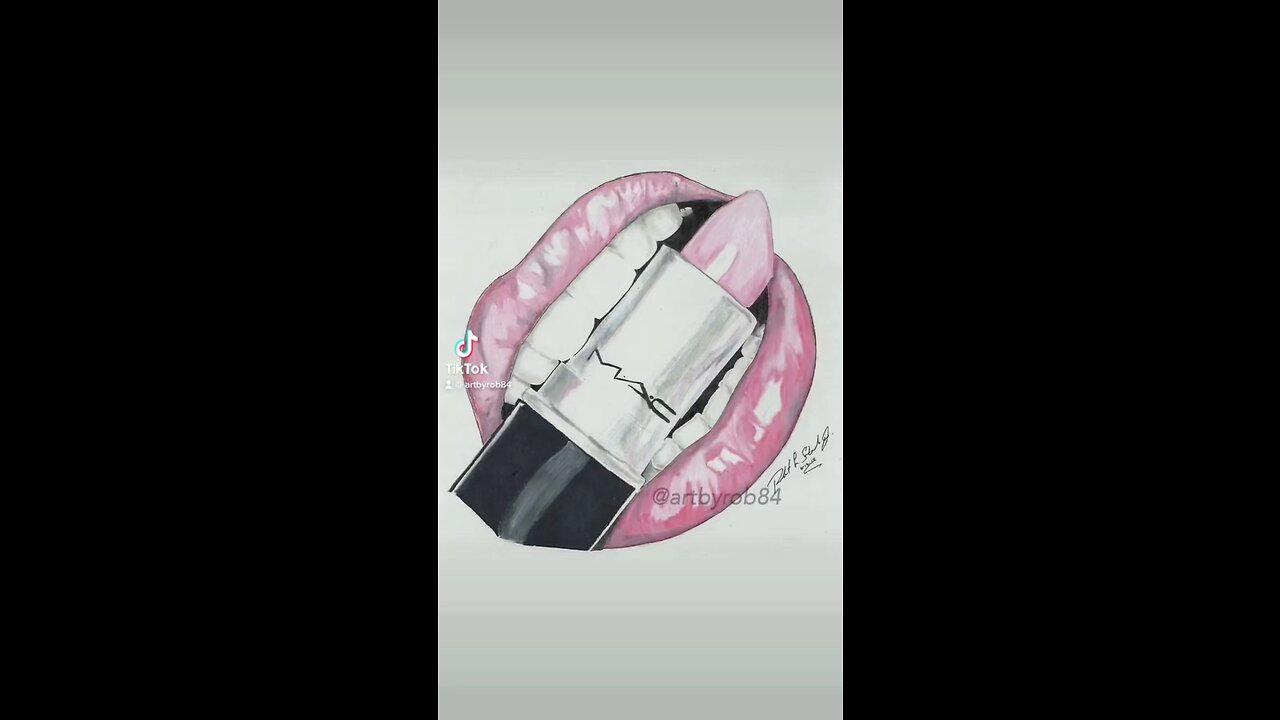 Mac Lips Drawing