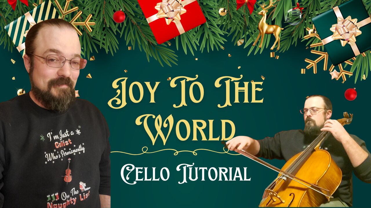 Joy To The World Cello Duet Tutorial With Sheet Music