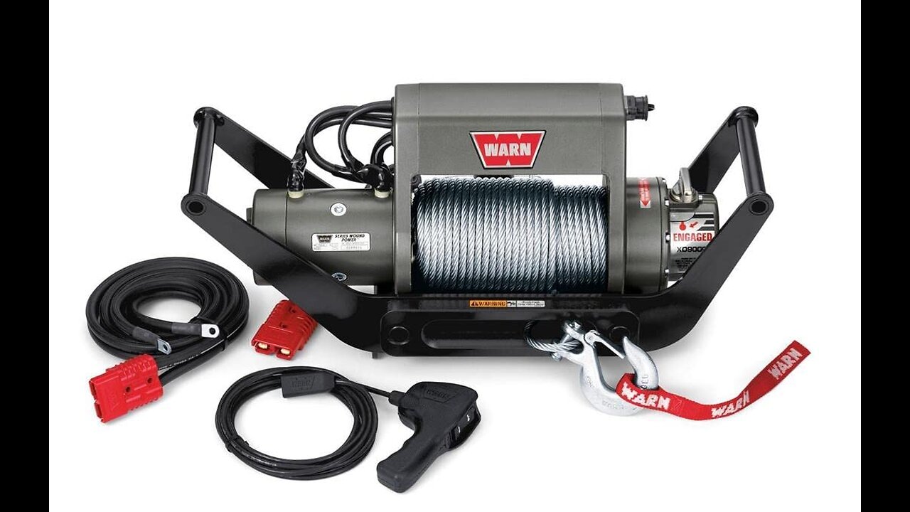 Review WARN 26502 M8000 Series Electric 12V Winch with Steel Cable Wire Rope: 516" Diameter x...