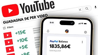 Questa App Gratuita Ti Paga Per Guardare Video YouTube! - Come Fare Soldi Online 2023