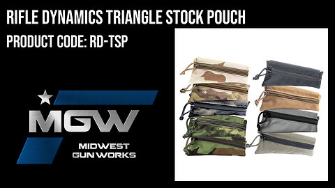 Rifle Dynamics Triangle Stock Pouch - RD-TSP