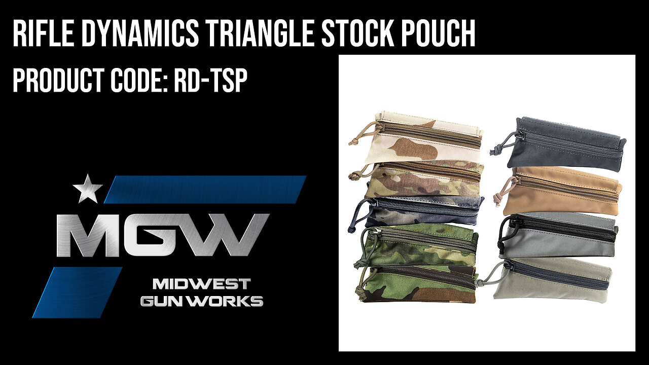 Rifle Dynamics Triangle Stock Pouch - RD-TSP