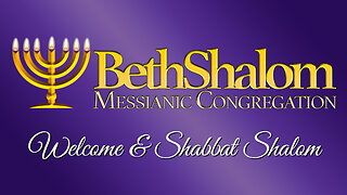 Shabbat Service Live | 10-05-2024 | Beth Shalom Messianic Congregation