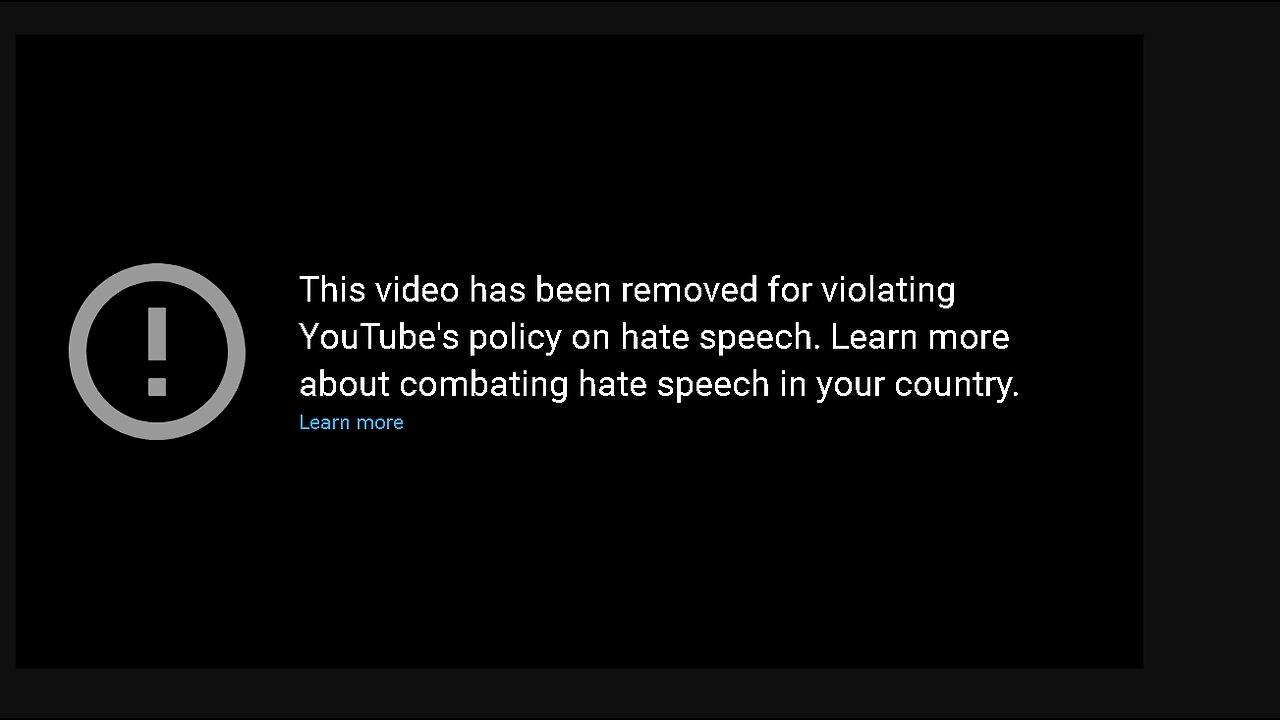 The Key to 9/11 , banned by YouTube for hate speech