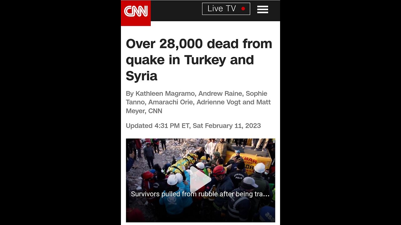 Highlighting moments of the turkey-syrian earthquake