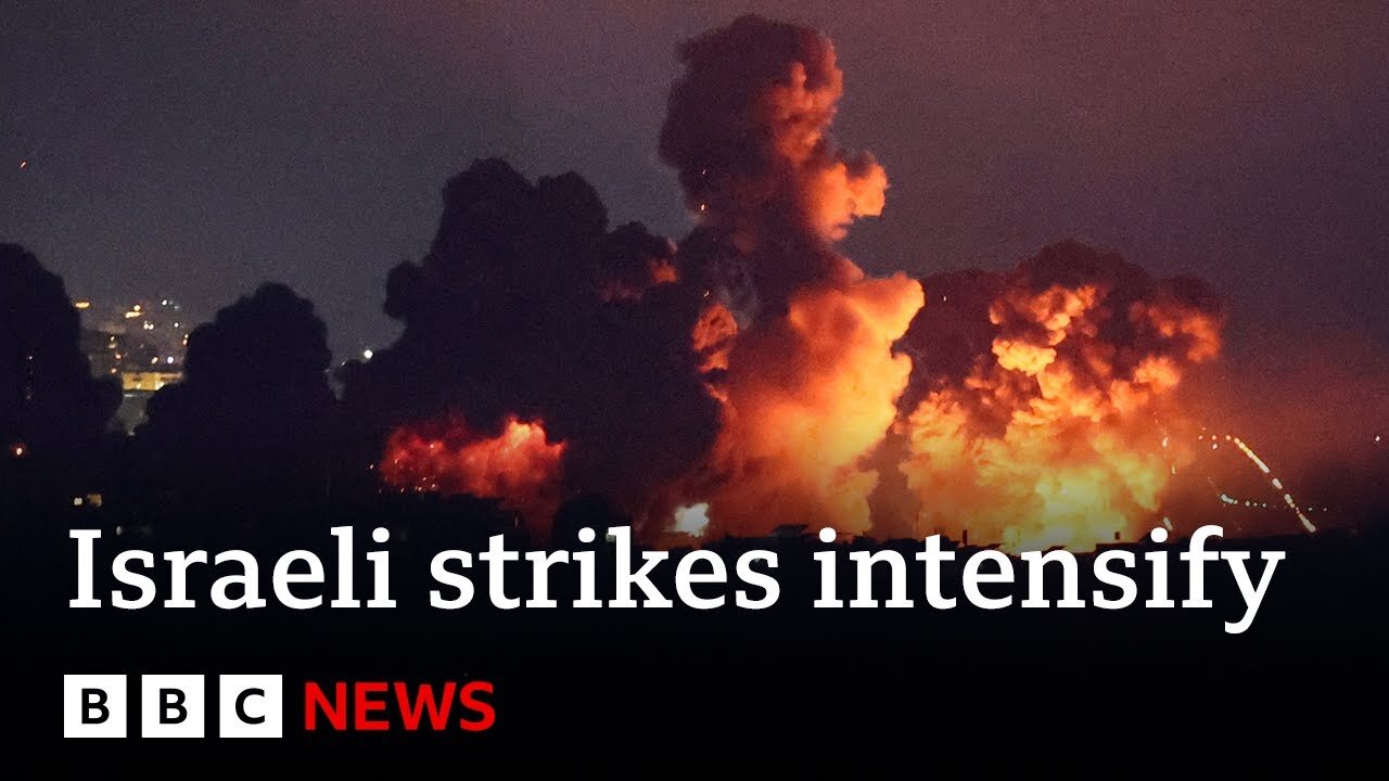 Israeli air strikes on Lebanon intensify | BBC News