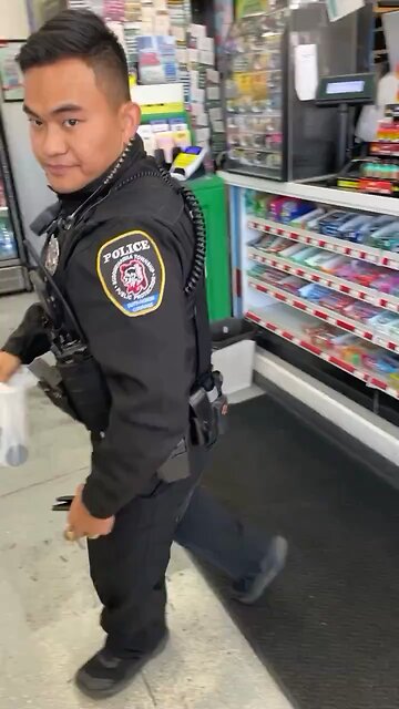 Officer “too tall” is wild 💀
