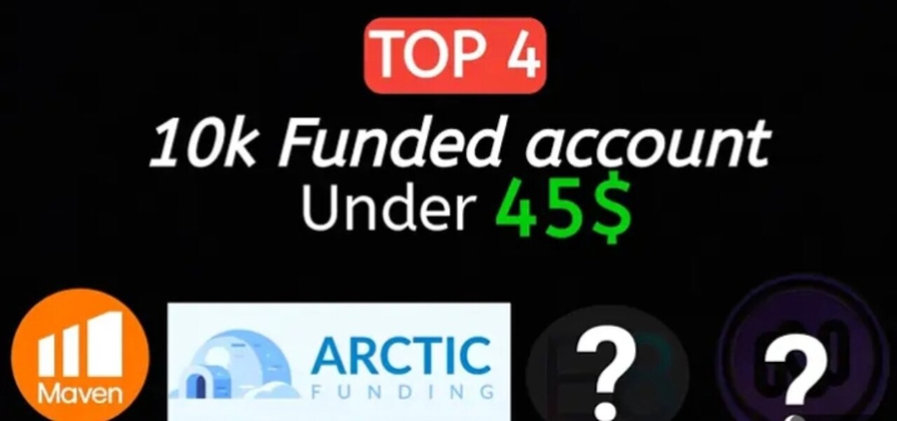 top 4 10k funded account under 45 usd | funded Account