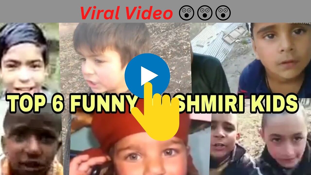 Kashmir children👶👧👦 funny