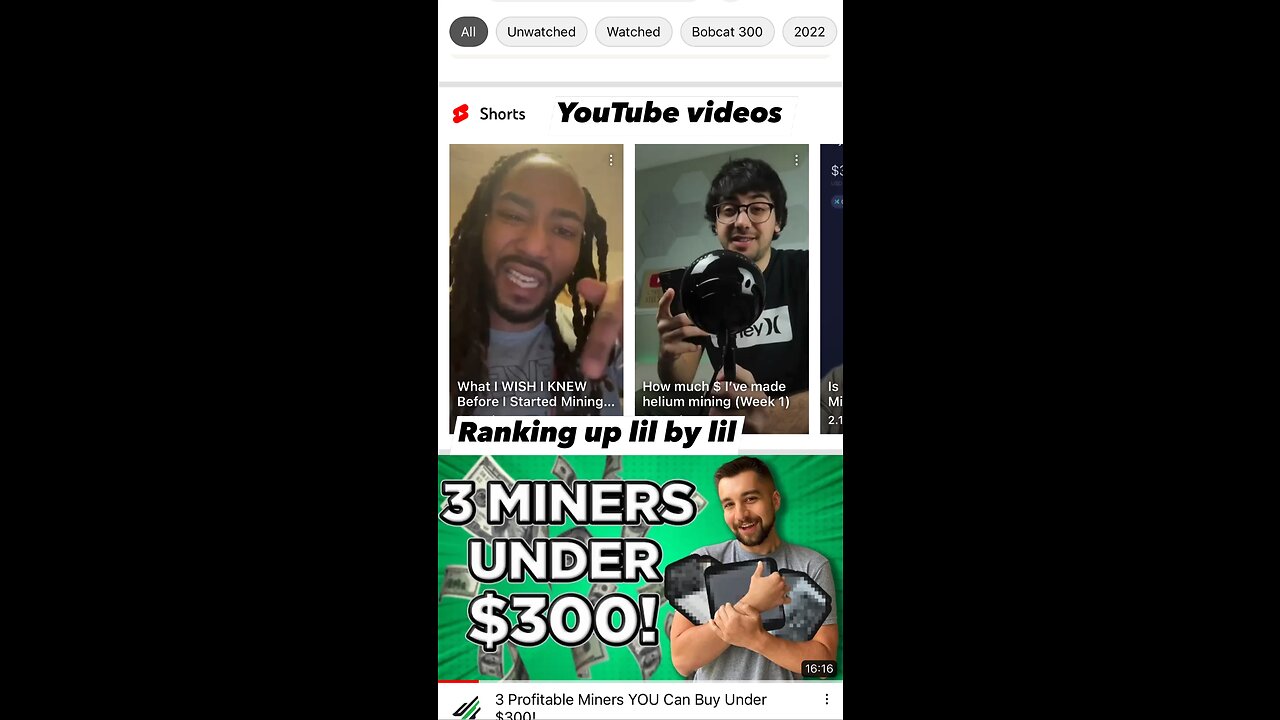 Helium miner now on YouTube