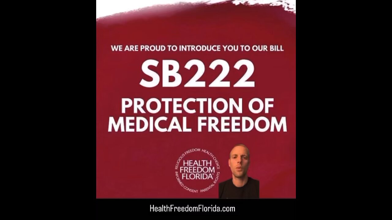 SB222 END VAX MANDATES IN FLORIDA FOREVER! 🚨🚨🚨